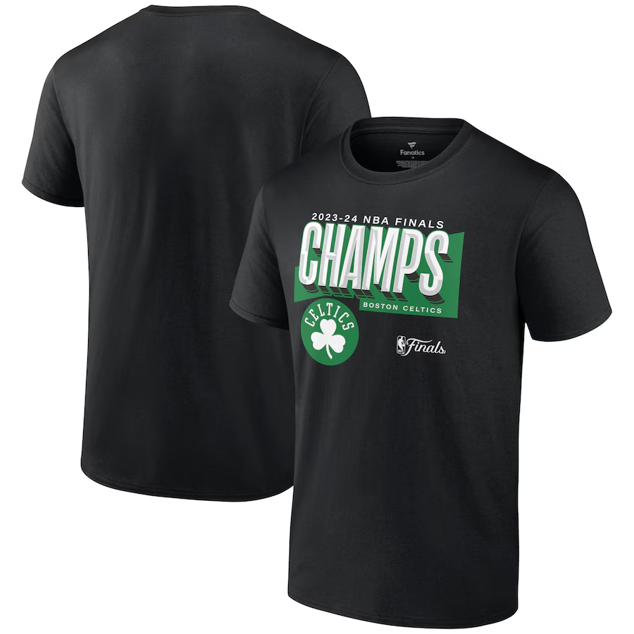 Men NBA Boston Celtics  2024 Champions T shirts black style 2->nba t-shirts->Sports Accessory